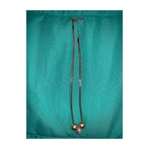 Fancy silver and gold necklace